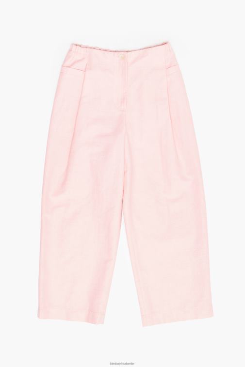 Bimba Y Lola 6L4TT395 Kleidung Rosa leichte Leinenhose