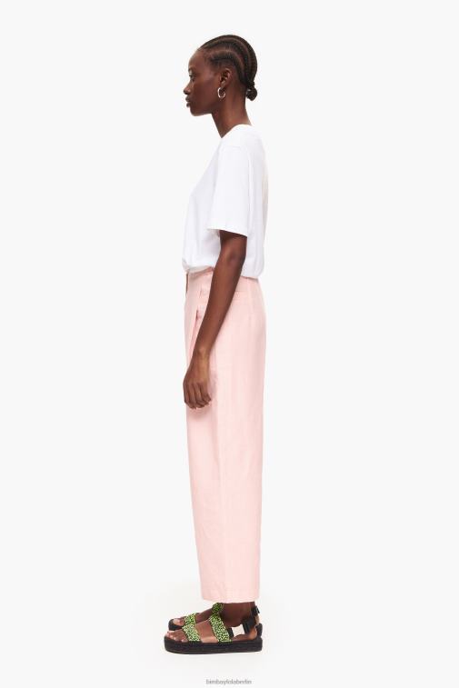 Bimba Y Lola 6L4TT395 Kleidung Rosa leichte Leinenhose