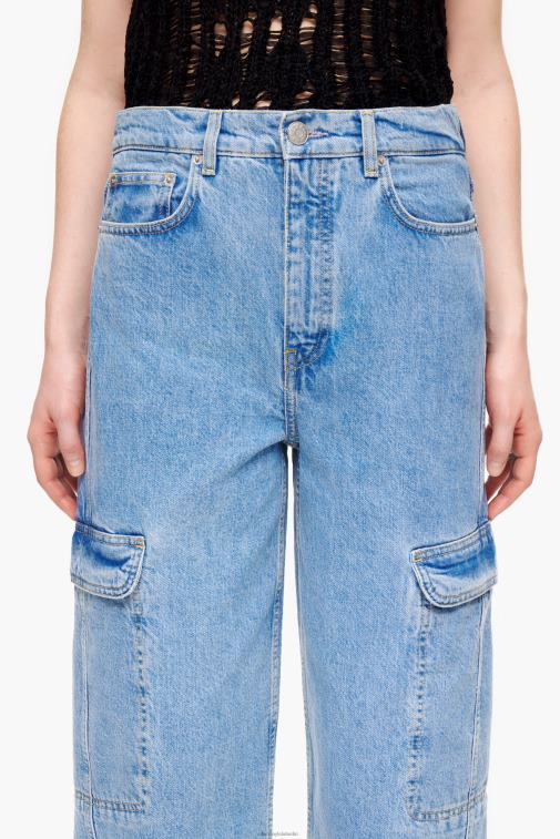 Bimba Y Lola 6L4TT409 Kleidung Blau Denim-Cargohose