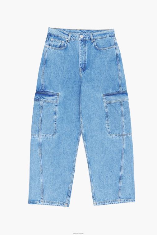 Bimba Y Lola 6L4TT409 Kleidung Blau Denim-Cargohose