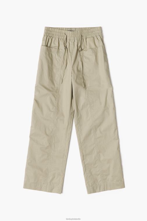 Bimba Y Lola 6L4TT410 Kleidung khaki Jogginghose aus Popeline