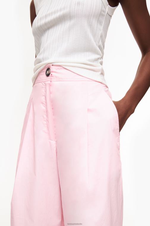 Bimba Y Lola 6L4TT417 Kleidung Rosa leichte Popeline-Hose