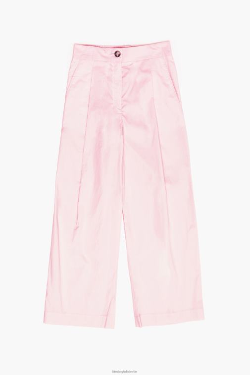 Bimba Y Lola 6L4TT417 Kleidung Rosa leichte Popeline-Hose