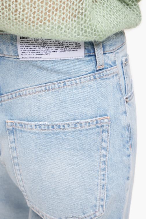 Bimba Y Lola 6L4TT453 Kleidung Blau Gerade geschnittene Jeans