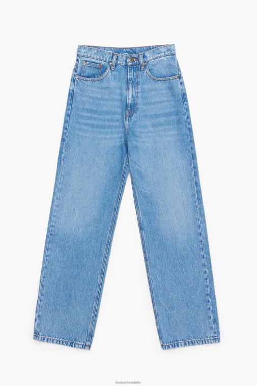 Bimba Y Lola 6L4TT454 Kleidung Mittelblau Gerade geschnittene Jeans