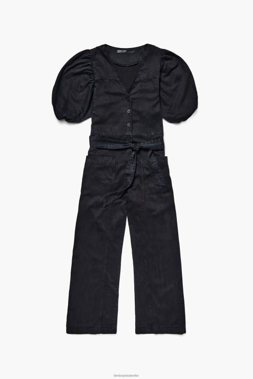 Bimba Y Lola 6L4TT178 Kleidung Schwarz Denim-Overall