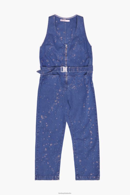 Bimba Y Lola 6L4TT204 Kleidung Blau dunkler Jeansoverall