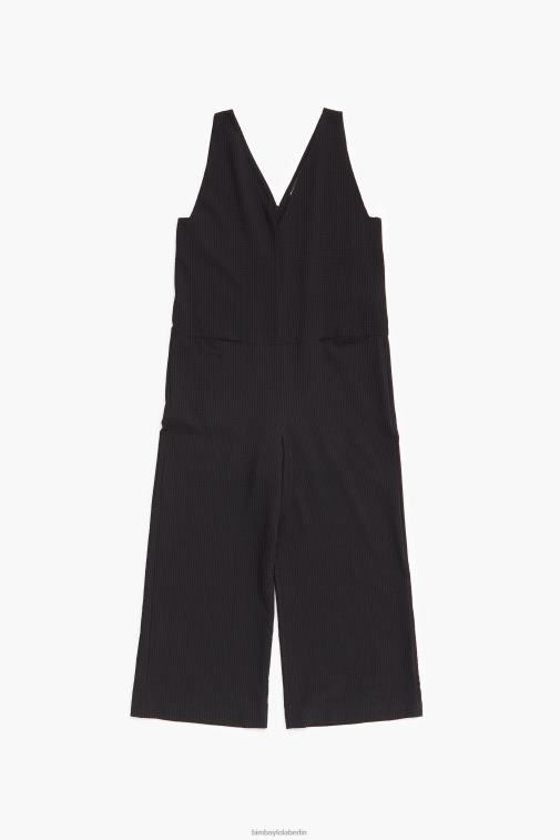 Bimba Y Lola 6L4TT243 Kleidung Schwarz Maxi-Overall