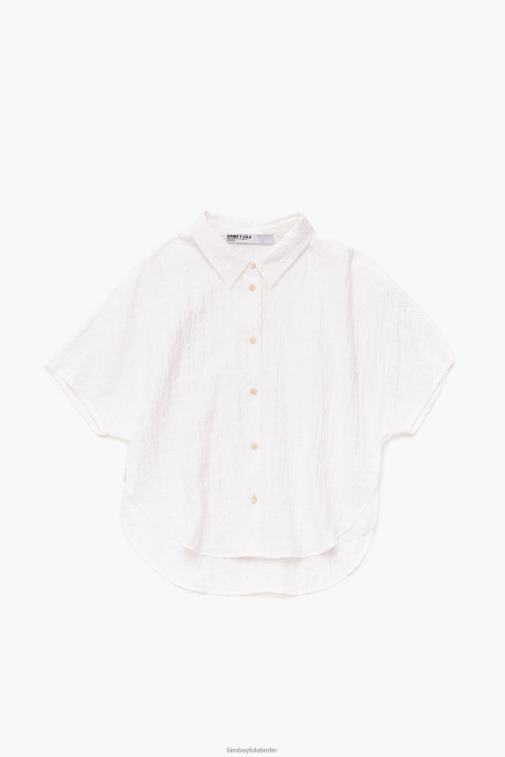 Bimba Y Lola 6L4TT327 Kleidung Elfenbein Kurzes Shirt