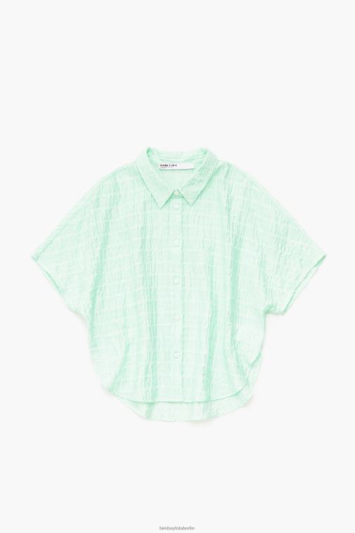 Bimba Y Lola 6L4TT328 Kleidung Minze Kurzes Shirt