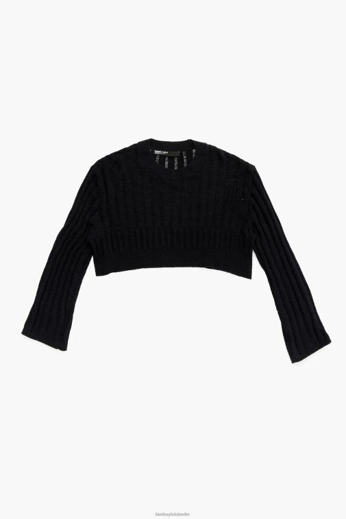 Bimba Y Lola 6L4TT388 Kleidung Schwarz Strickpullover