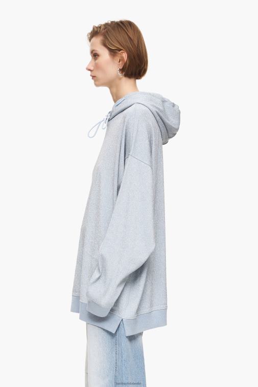 Bimba Y Lola 6L4TT493 Kleidung Blau Baumwoll-Sweatshirt