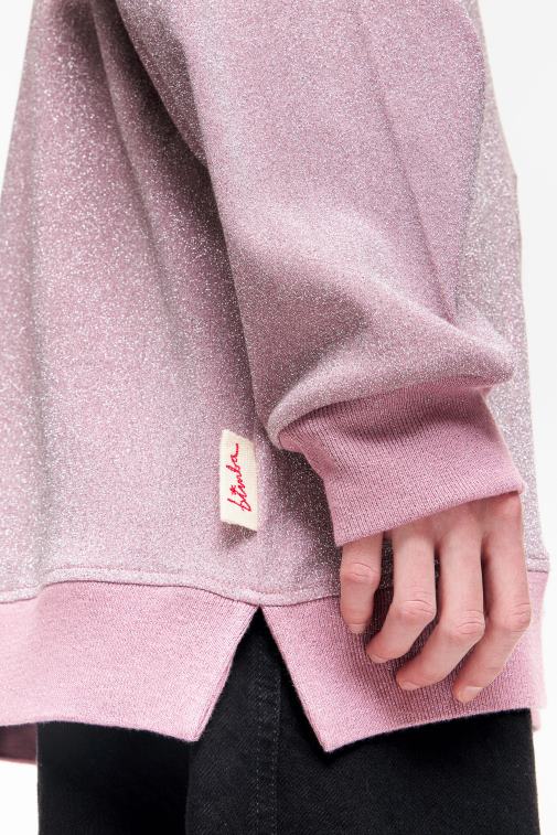 Bimba Y Lola 6L4TT494 Kleidung Rosa Baumwoll-Sweatshirt