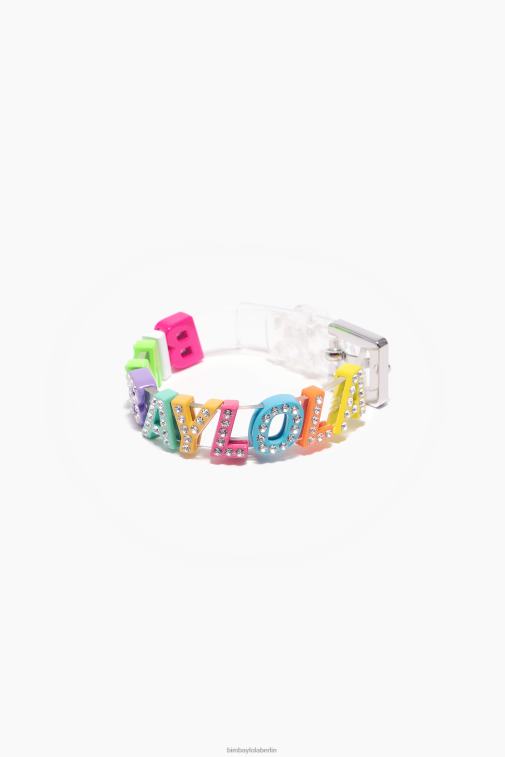 Bimba Y Lola 6L4TT657 Zubehör transparent Armband mit Logo-Buchstaben