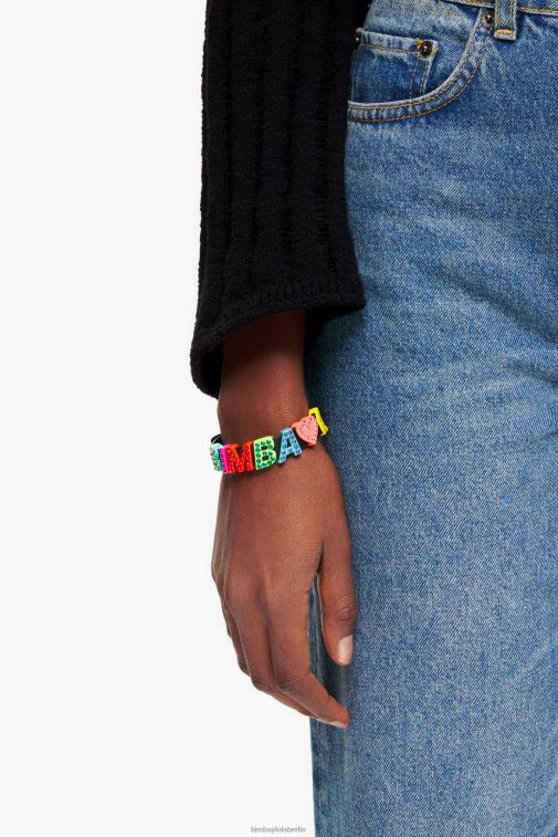 Bimba Y Lola 6L4TT658 Zubehör Mehrfarbig Logo-Lederarmband