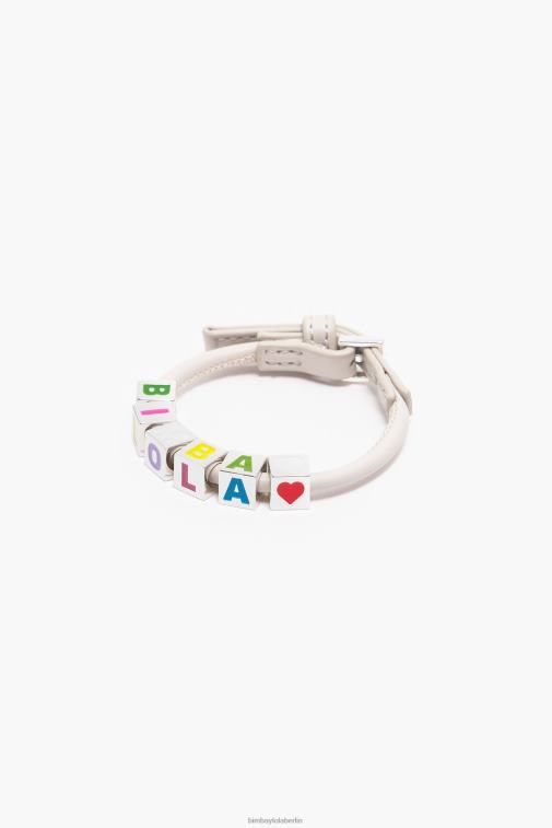 Bimba Y Lola 6L4TT663 Zubehör Elfenbein Lederarmband