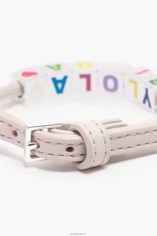 Bimba Y Lola 6L4TT663 Zubehör Elfenbein Lederarmband