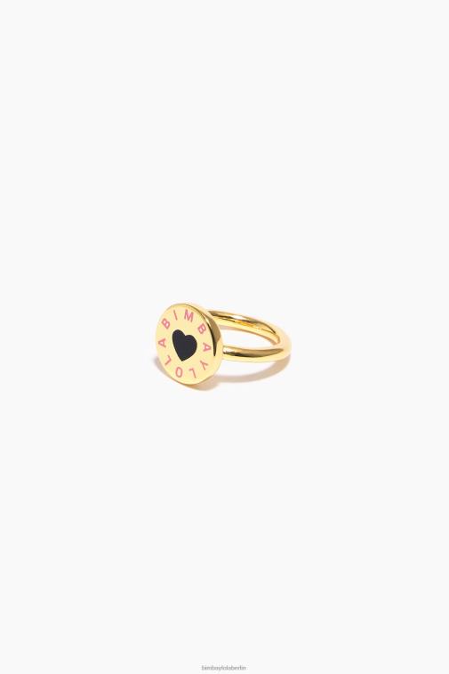 Bimba Y Lola 6L4TT804 Zubehör golden Herz-Logo-Ring