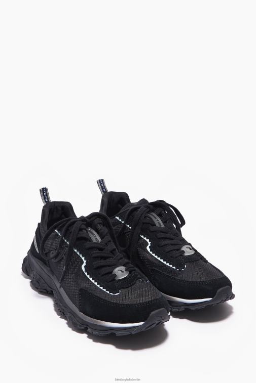 Bimba Y Lola 6L4TT546 Fußwewar Schwarz Pulpo Runner-Sneaker