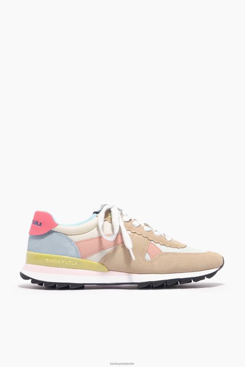 Bimba Y Lola 6L4TT563 Fußwewar Beige Technischer Sneaker