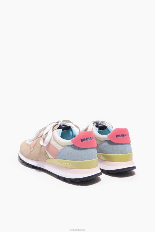 Bimba Y Lola 6L4TT563 Fußwewar Beige Technischer Sneaker